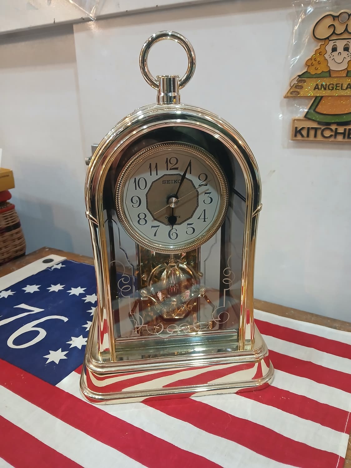 빈티지 세이코  탁상시계 상품이미지1