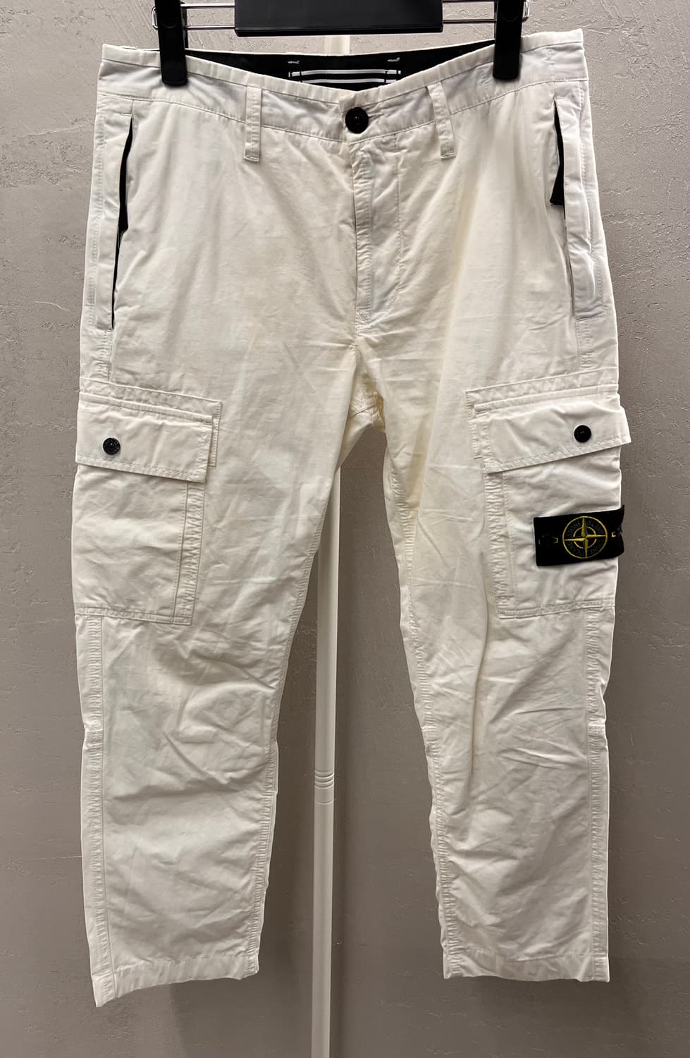 스톤아일랜드 화이트 카고 팬츠 30 상품이미지1