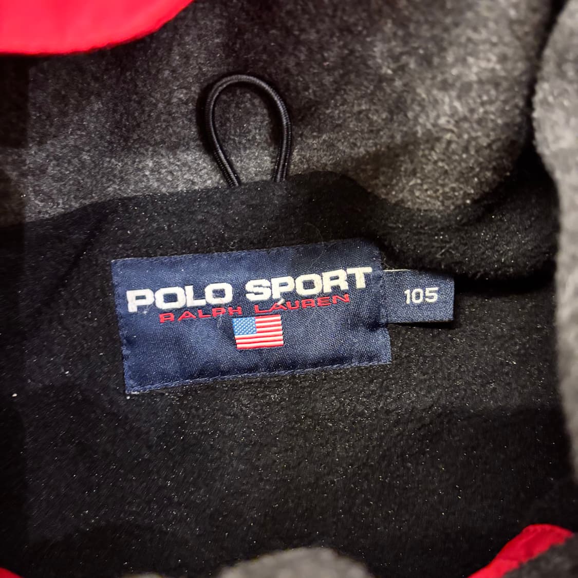 폴로 스포츠 레드 올드스쿨 후드 자켓 상품이미지3