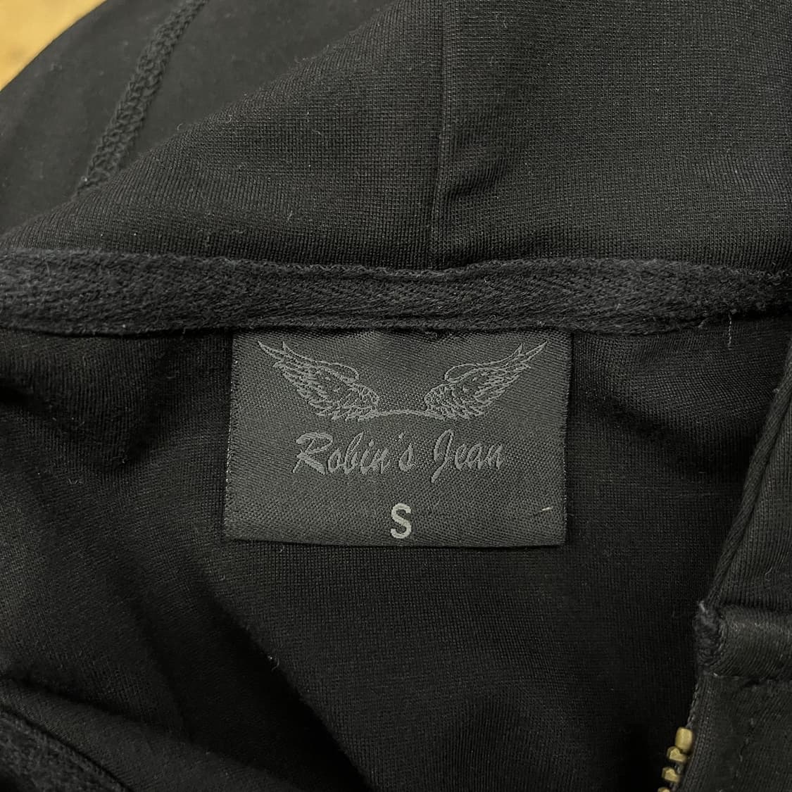 로빈슨진 로빈스진 검금 블랙 골드 후드집업 상품이미지5