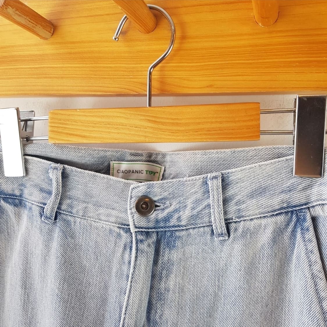 차오패닉 와이드 데님 카고 팬츠 상품이미지5