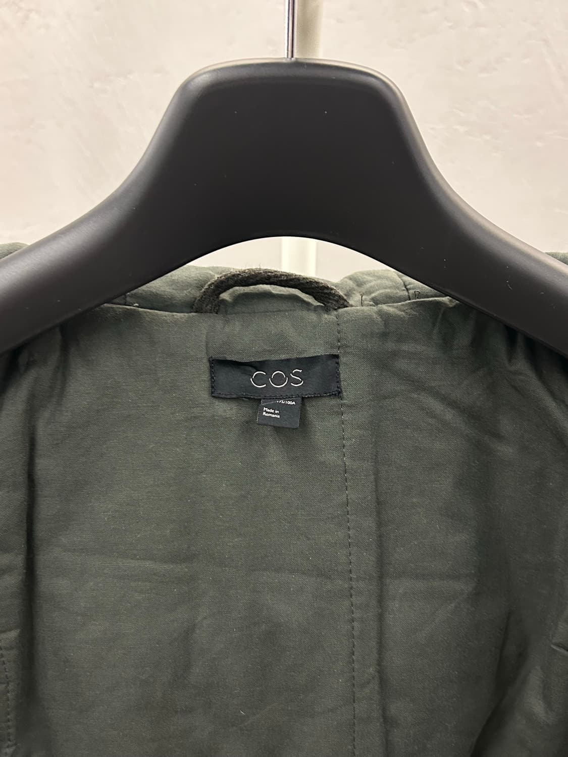 COS(코스) 후드 모직 자켓 블랙 상품이미지6