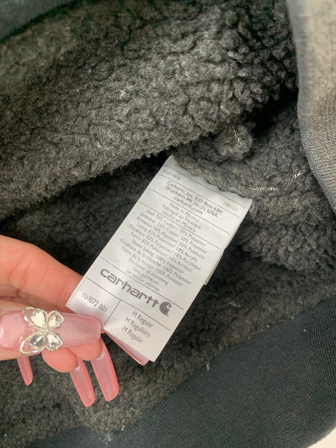 칼하트 양털 후드집업 #39 상품이미지5