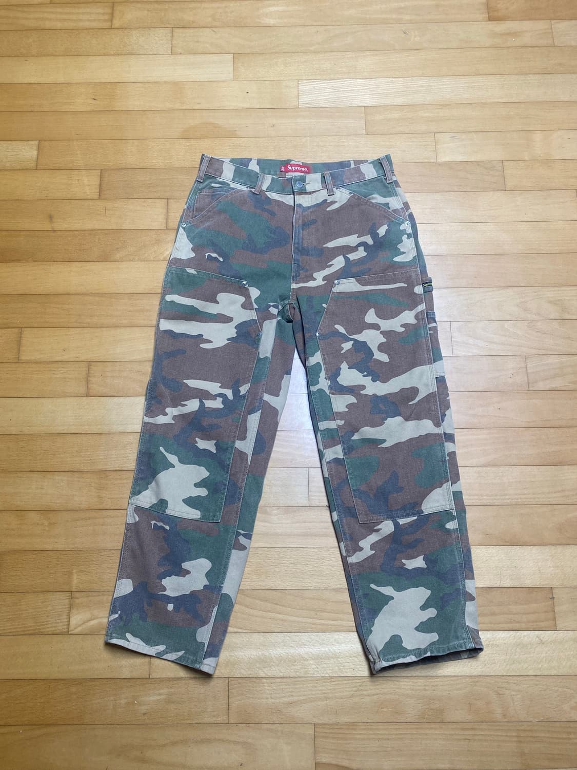 슈프림 우드랜드 카모 더블니 카펜터 팬츠 32 상품이미지1