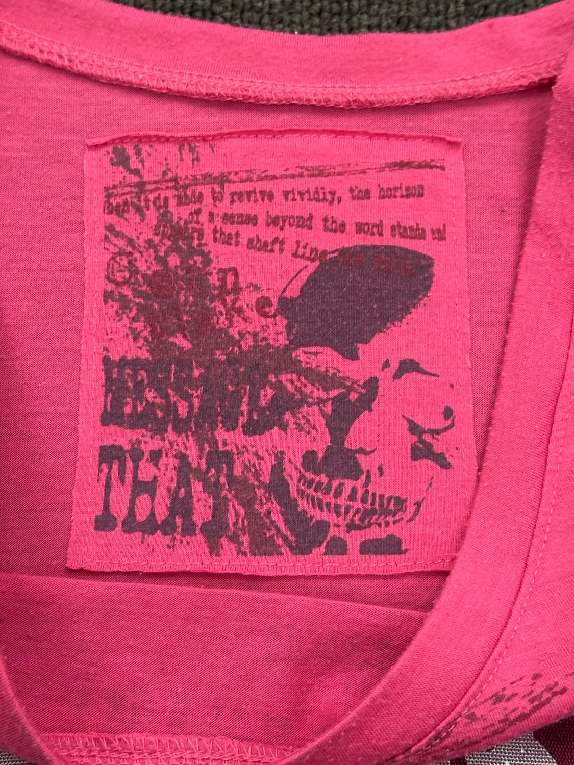 M)Japanese vintage 여성 y2k 펑크 그래픽 반팔 상품이미지3