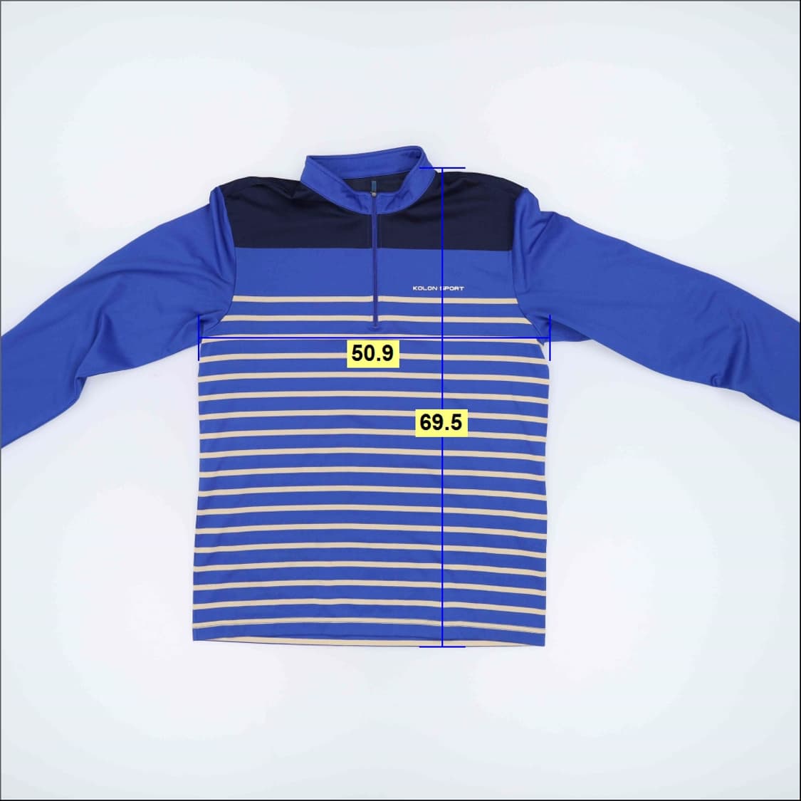 100 코오롱스포츠 반집업 긴팔티 0331H1 상품이미지6