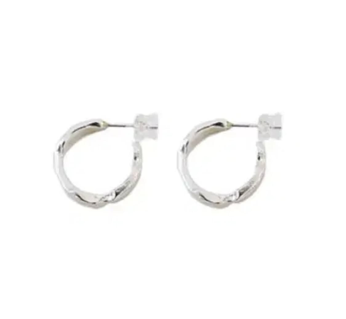 Brillpiece 브릴피스 본 이어링 실버 925 상품이미지2