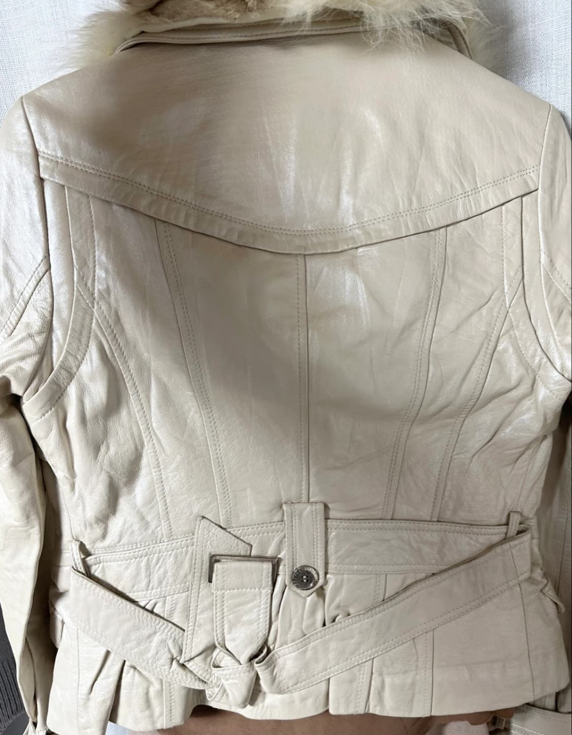 GGPX 폭스퍼 양가죽 자켓 M 상품이미지3