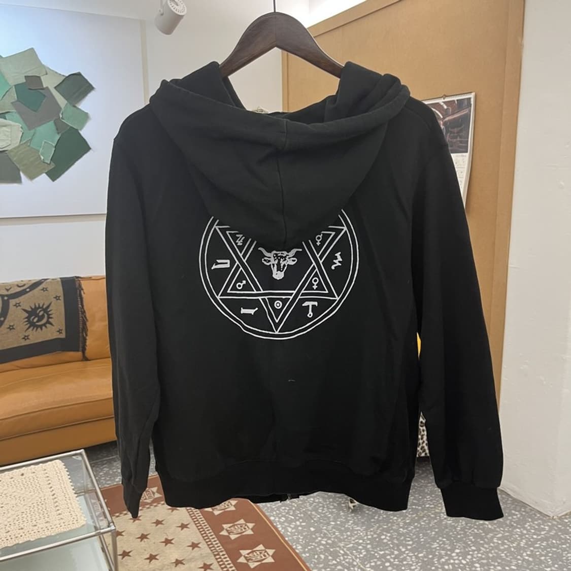 미스치프 스트릿 펑크 힙합 고딕 후드집업 FREE C10381 상품이미지4