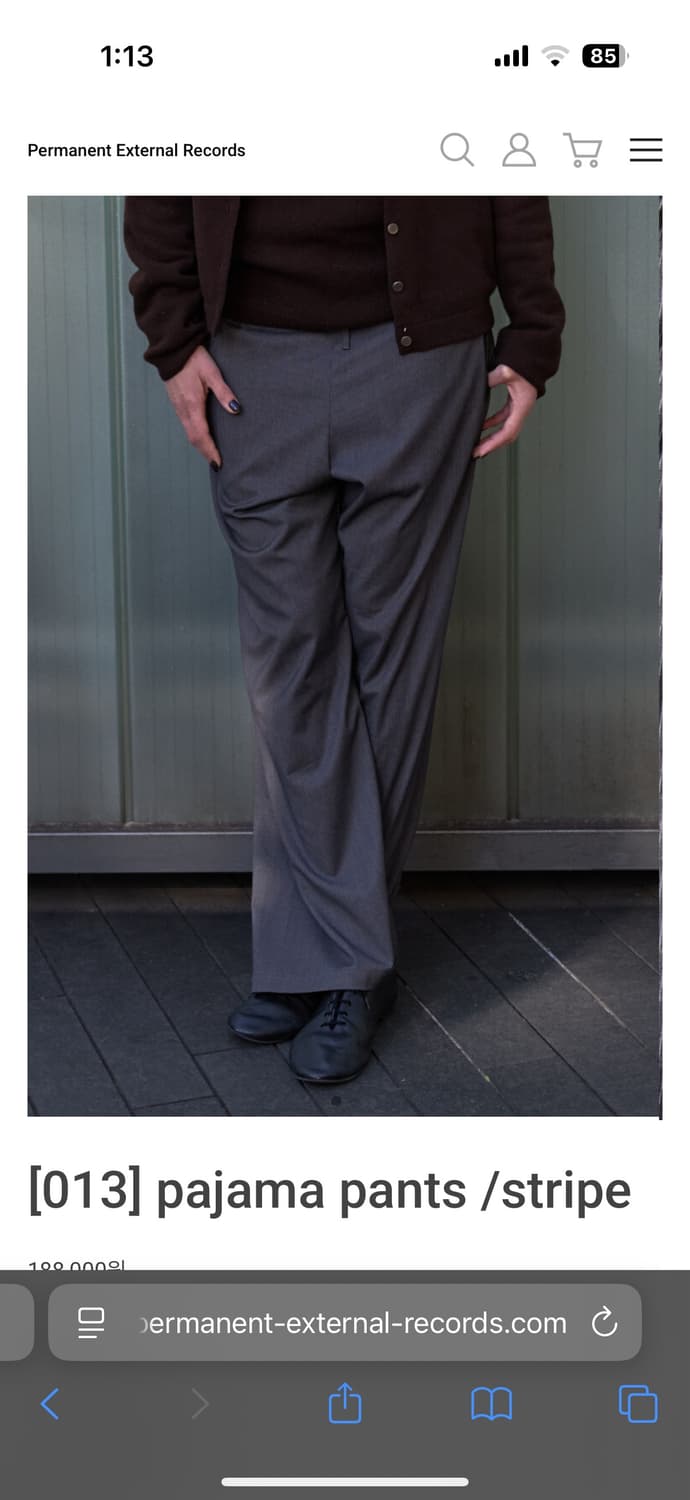 [mudule] pajam pants stripe 1사이즈 상품이미지1