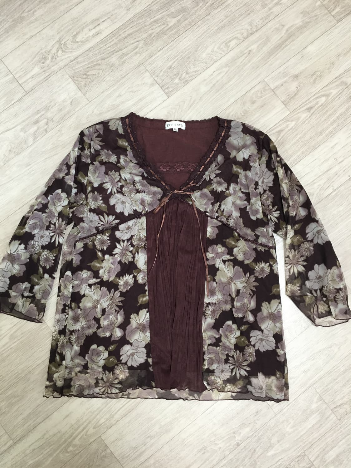 앤티크 고풍빈티지 플라워 슬리브 상품이미지2