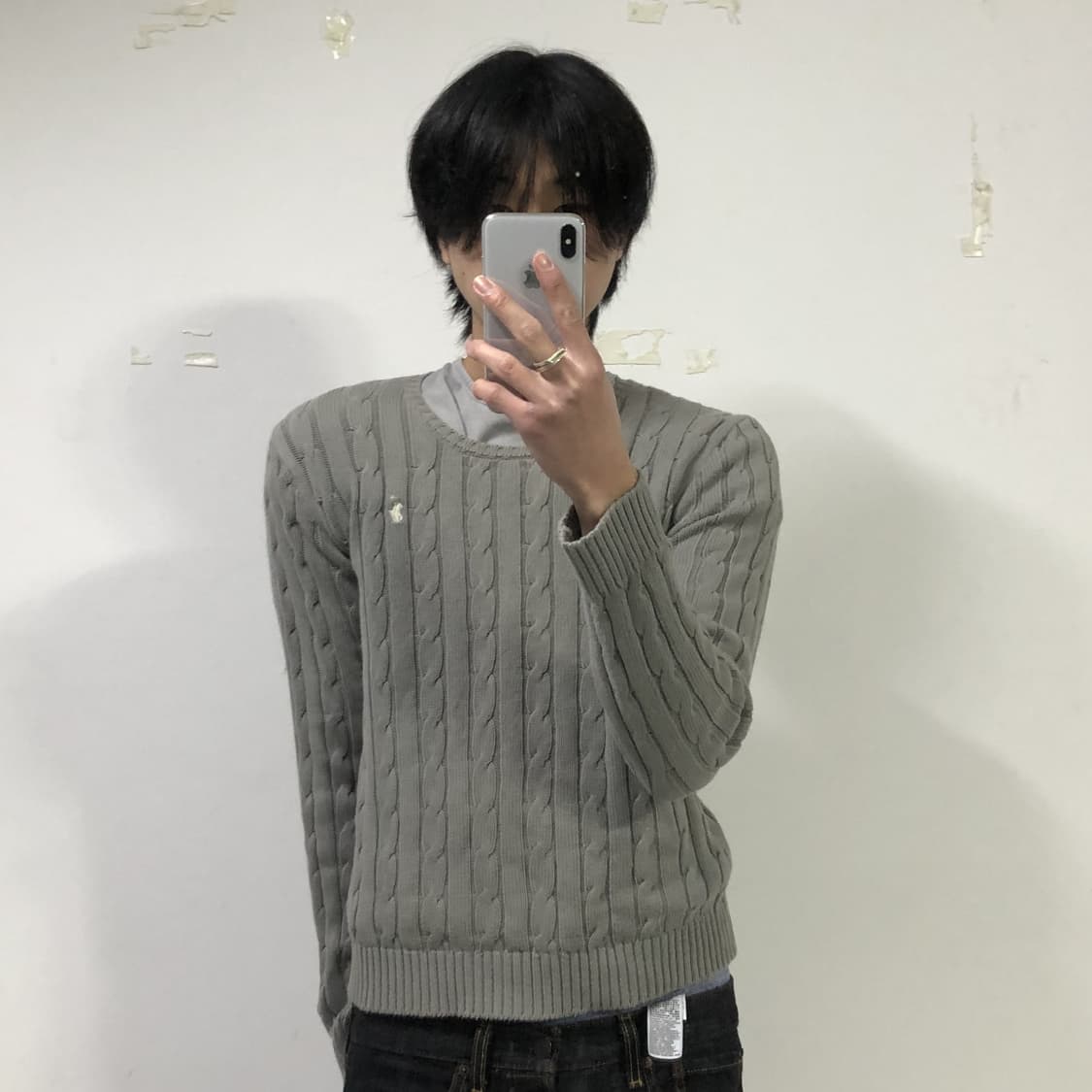 폴로 꽈배기 니트 상품이미지3