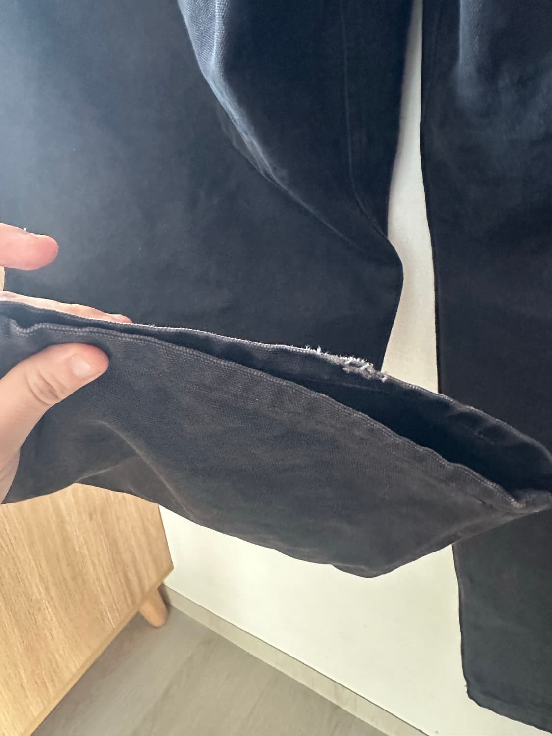 (마지막 가격인하)아오이로 커티드 더블니 블랙펄 0사이즈 상품이미지6