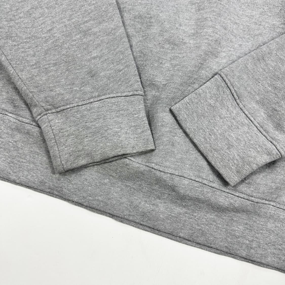 오베이 레터링 하프집업 그레이 맨투맨 (실측 L) 상품이미지5