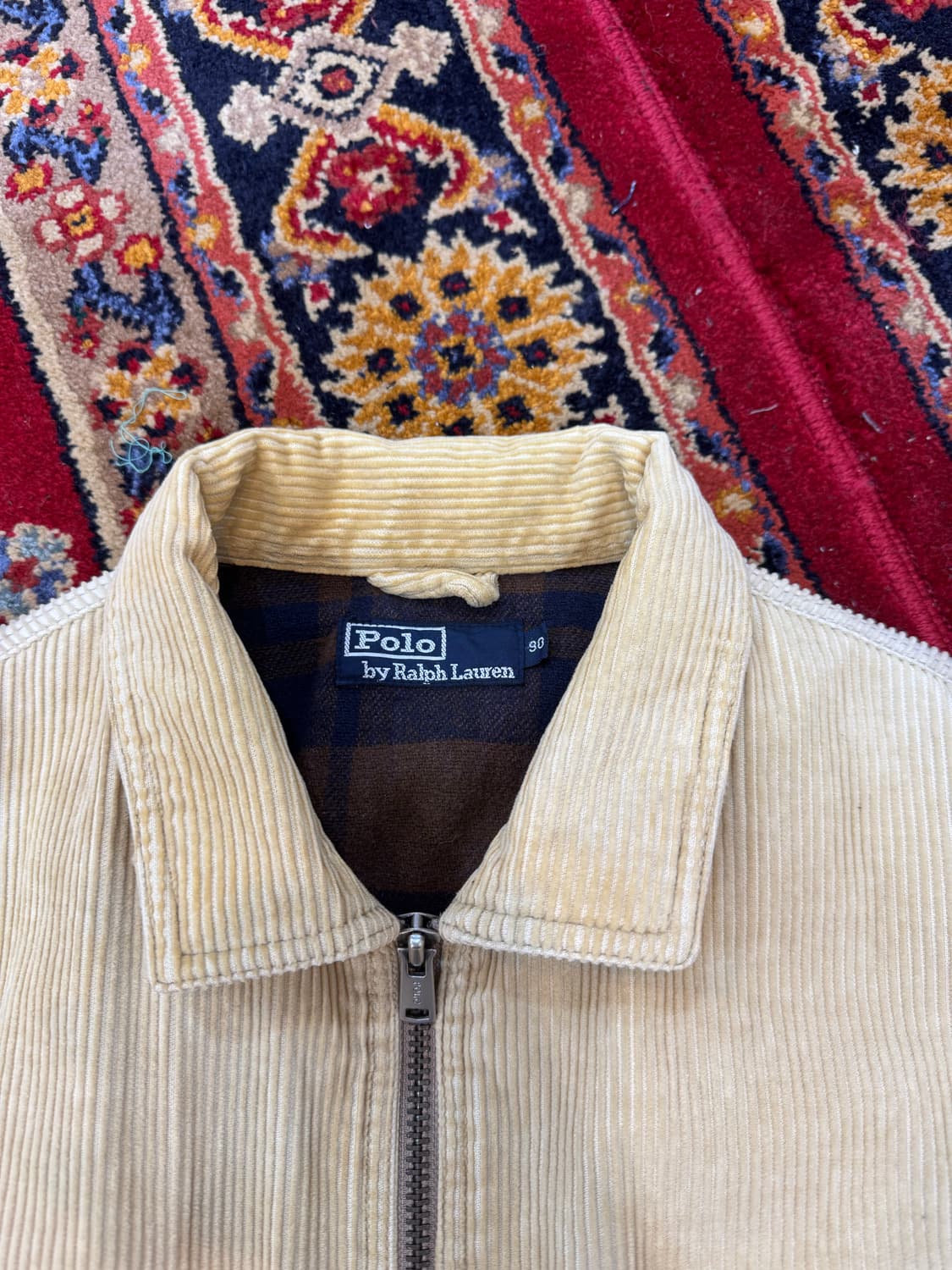 폴로 랄프로렌 코듀로이 블루종 베이지 국내 정품 상품이미지5