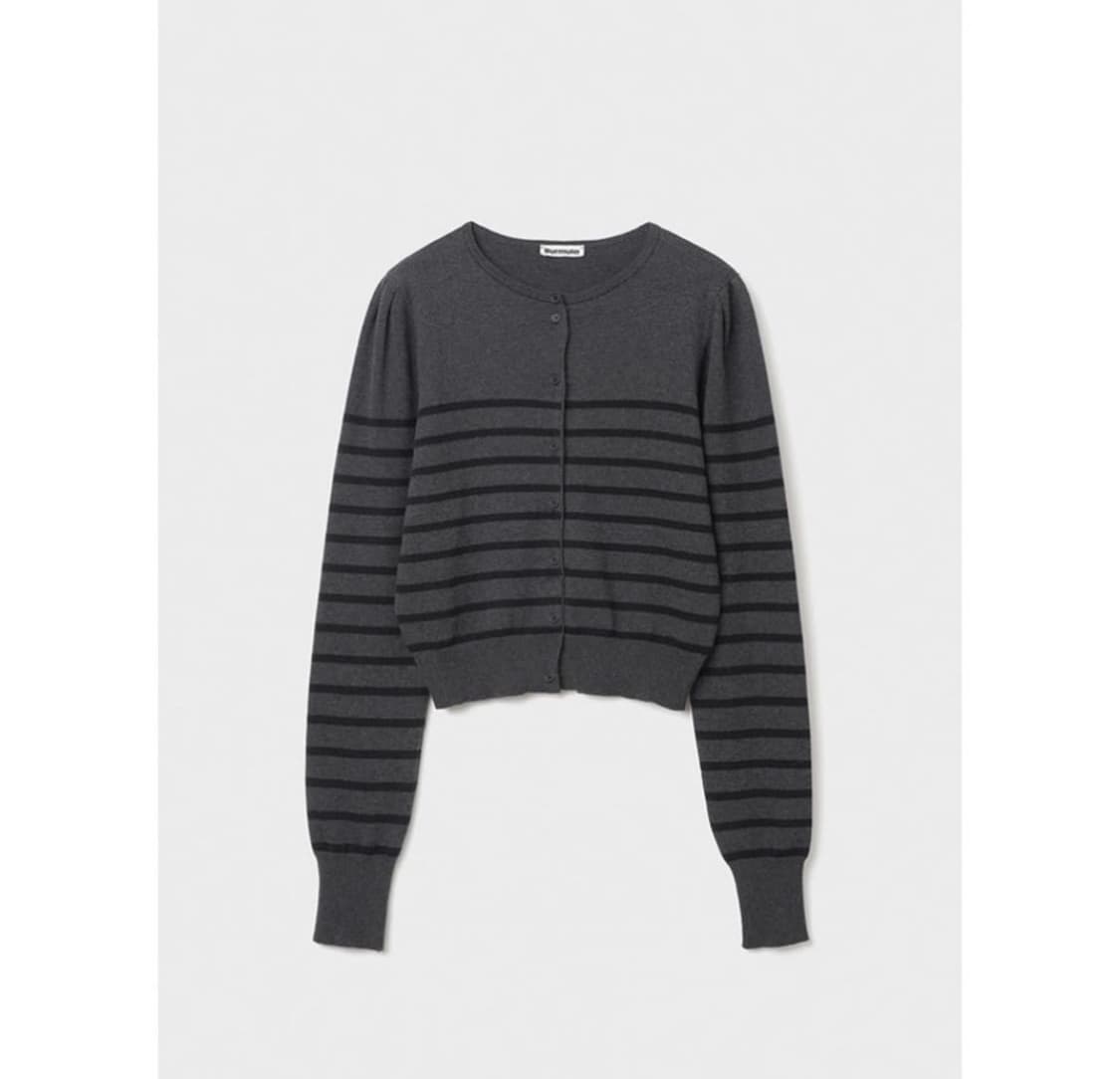 구해요) 버뮬라 STRIPE PUFF CARDIGAN 상품이미지1
