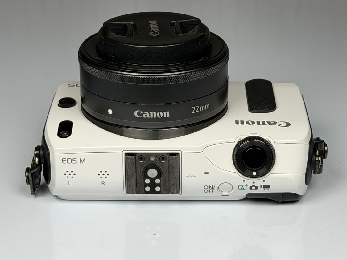 캐논 EOS M 바디 + EFM 22mm  미러리스 레트로 빈티지 카메라 상품이미지4