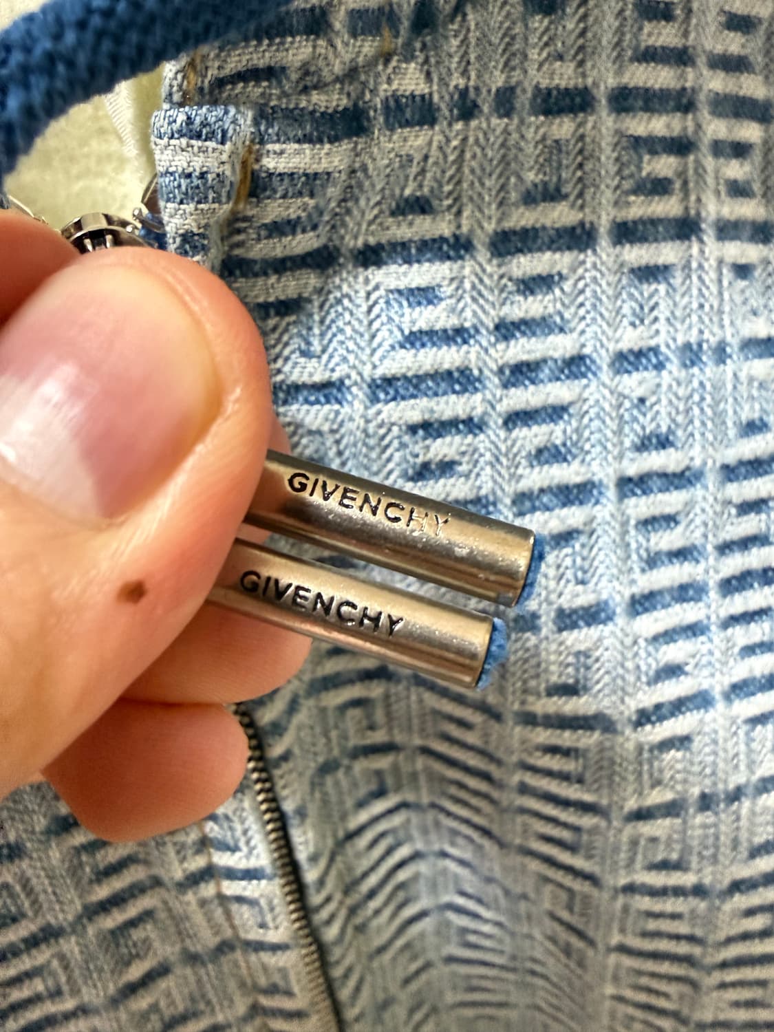 지방시 4G패턴 데님 후드 집업 상품이미지5