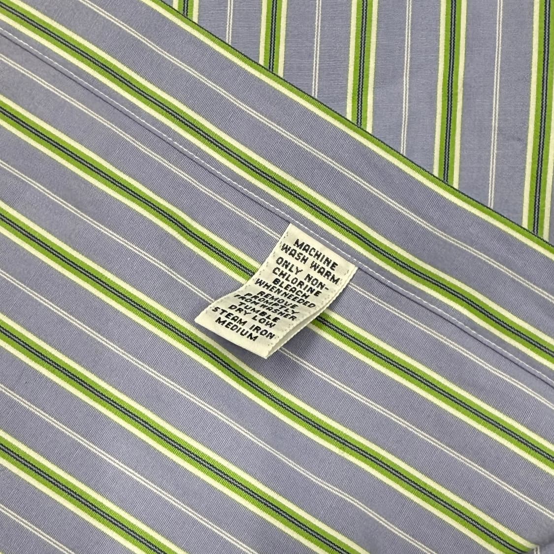 [L] 랄프로렌 커스텀핏 그린블루 스트라이프 반팔셔츠 상품이미지6