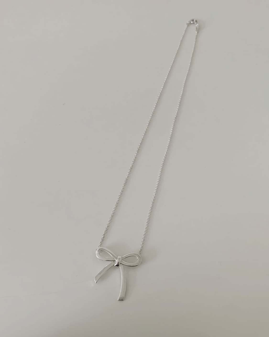 [ 티파니앤코 ]  티파니 신슬기 리본 라지 사이즈 목걸이 상품이미지10