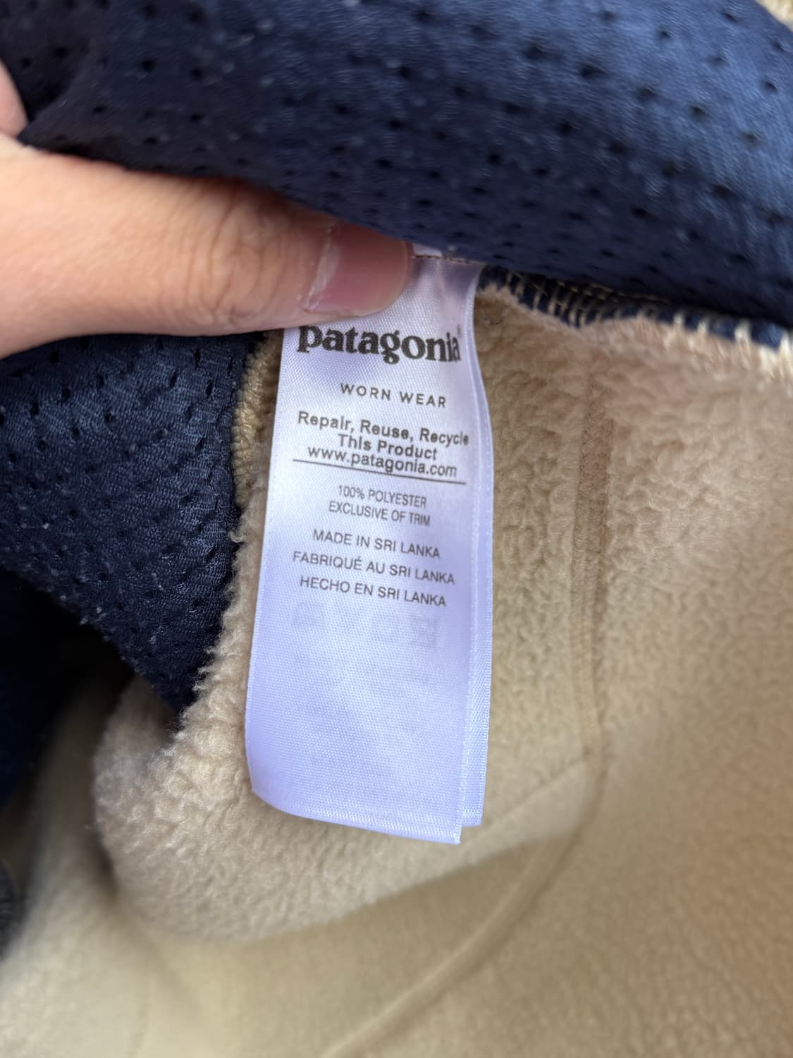 파타고니아 레트로 파일 플리스 자켓 아이보리 상품이미지6