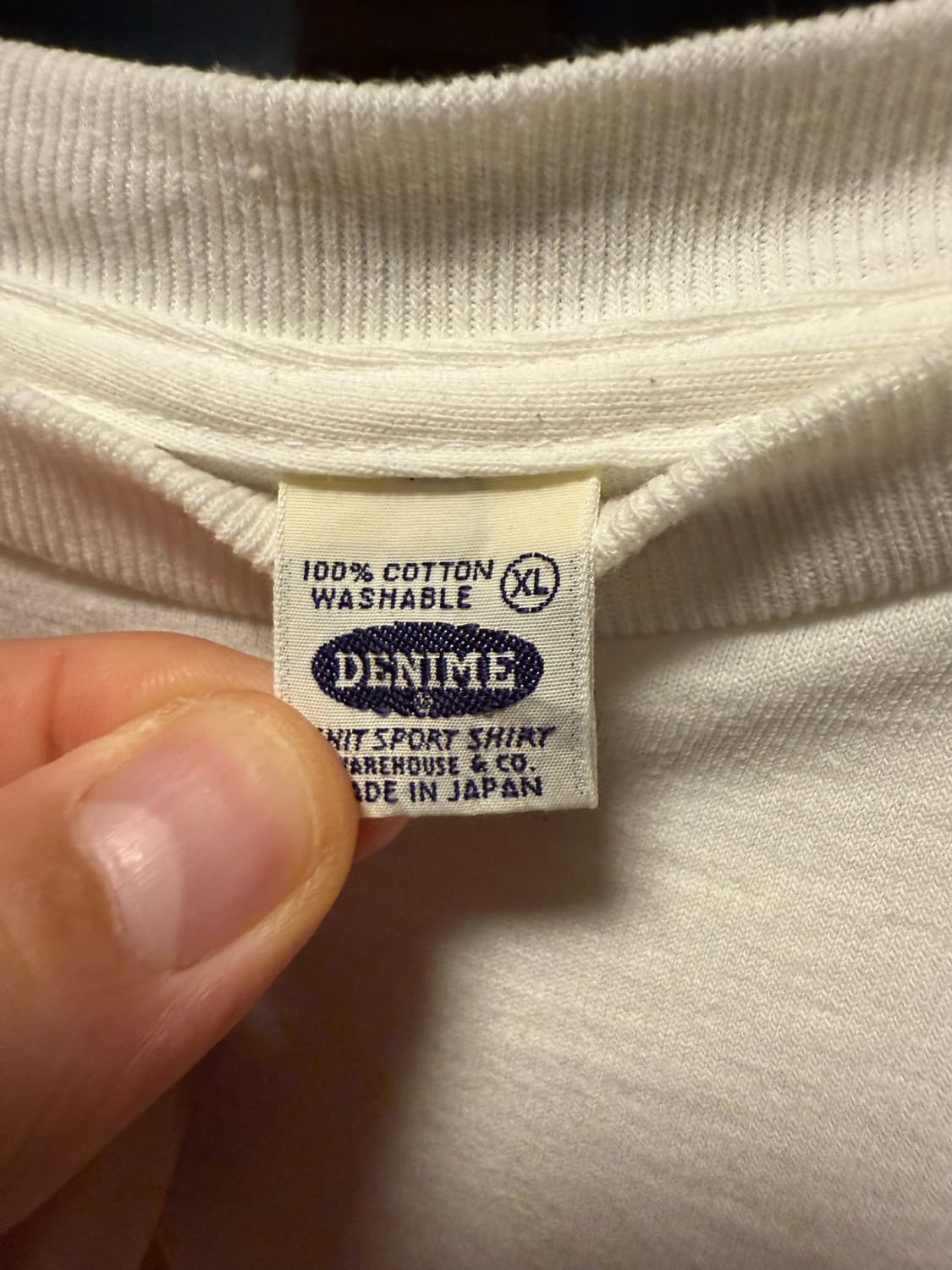 웨어하우스앤코 denime 튜브휠 포켓 티셔츠 XL 상품이미지3