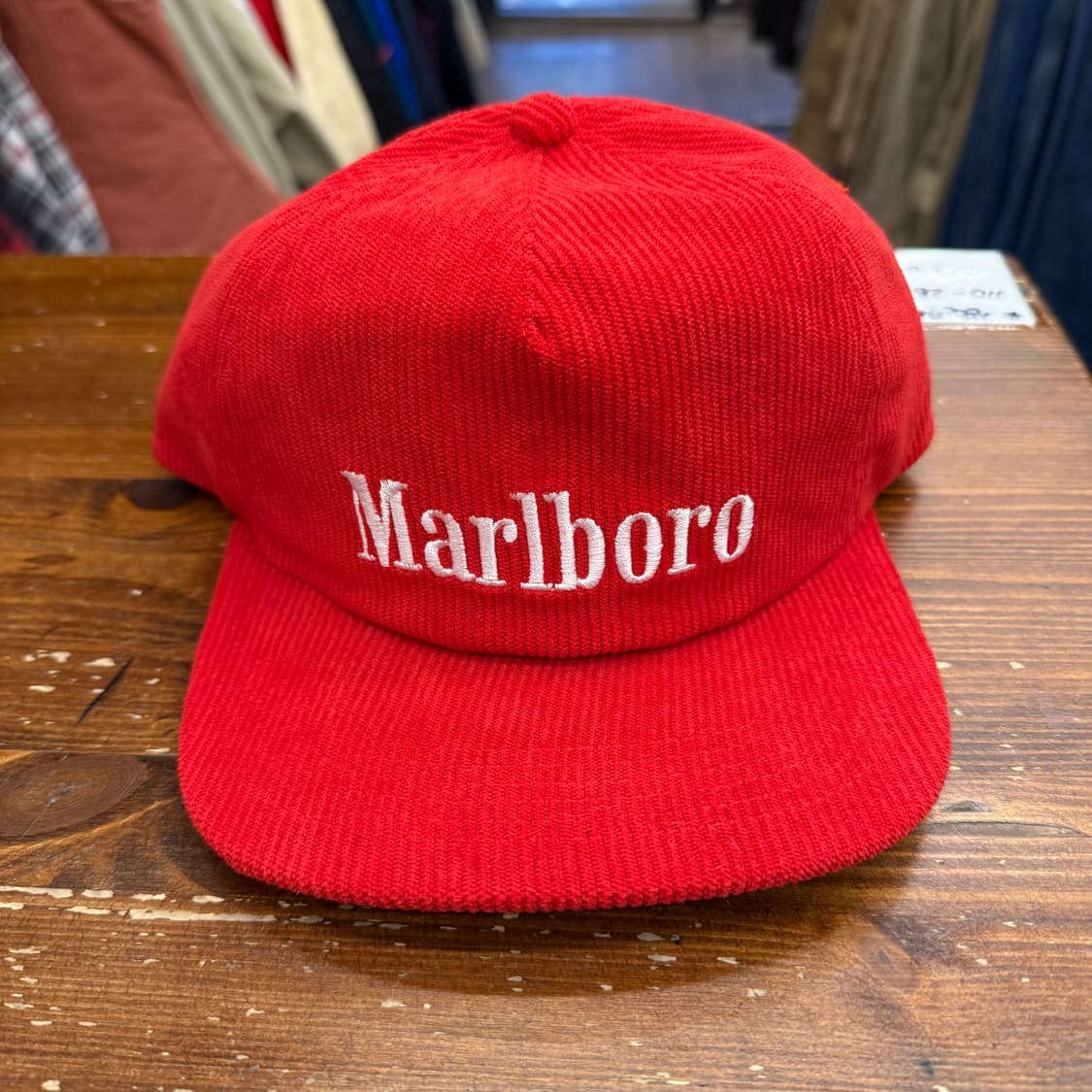 말보로 코듀로이 레드 캡 상품이미지1