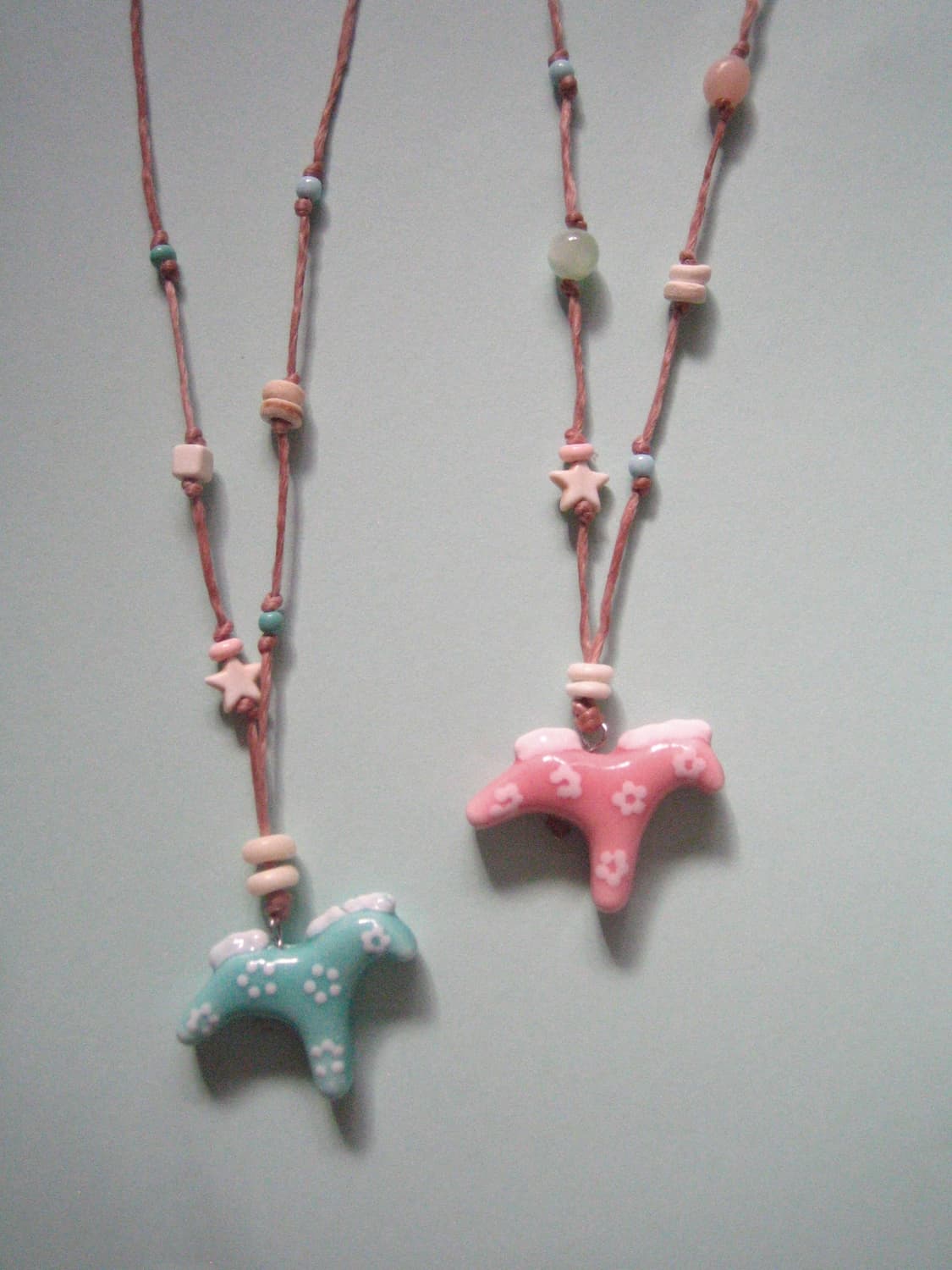 pink candy horse necklace 핑크 캔디 홀스 목걸이 상품이미지8