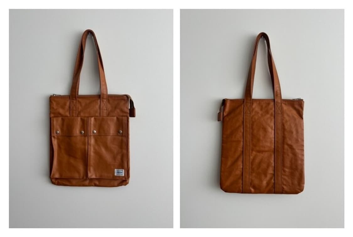 [요시다 포터] 프리스타일 토트백 - 카멜 상품이미지2