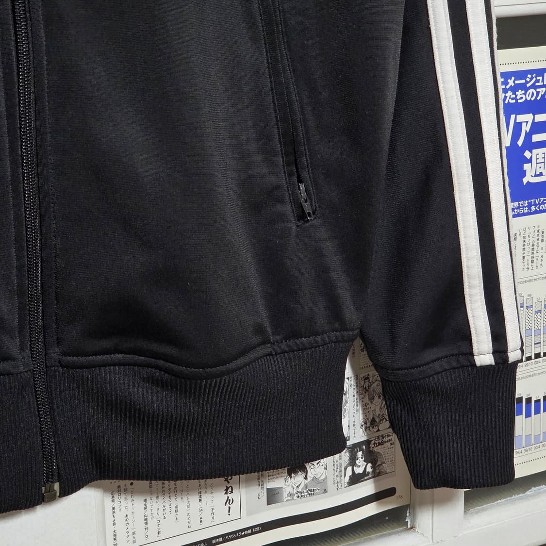 아디다스 검흰 파이어버드 져지 트랙탑 상품이미지5