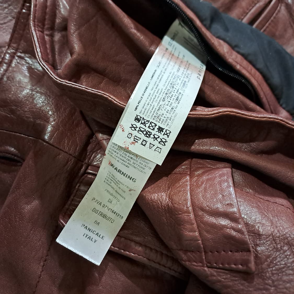 (택포) 빠니깔레 와이어 양가죽 자켓 L B448 상품이미지9