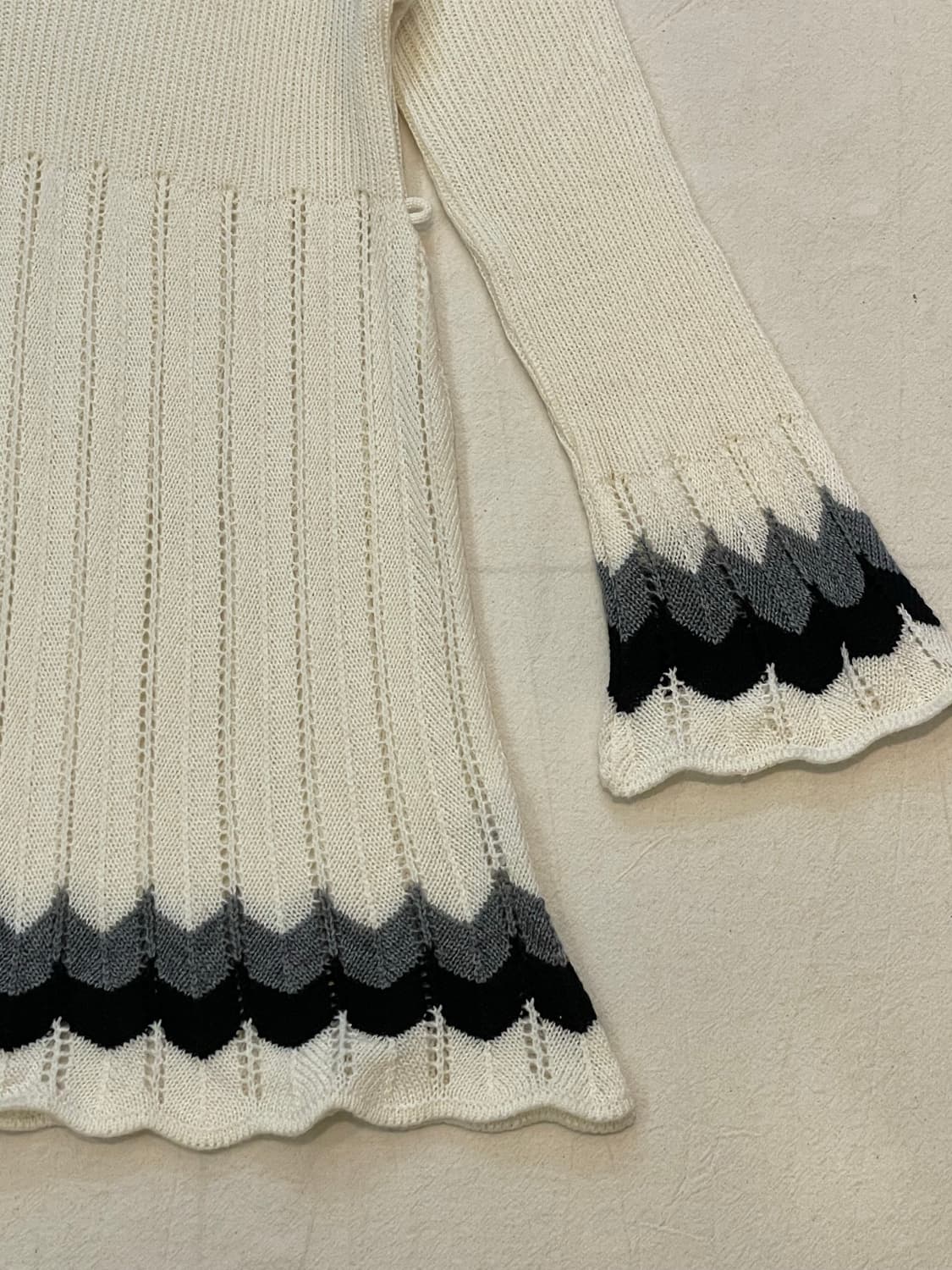 일본 레이어드 니트원피스 상품이미지3