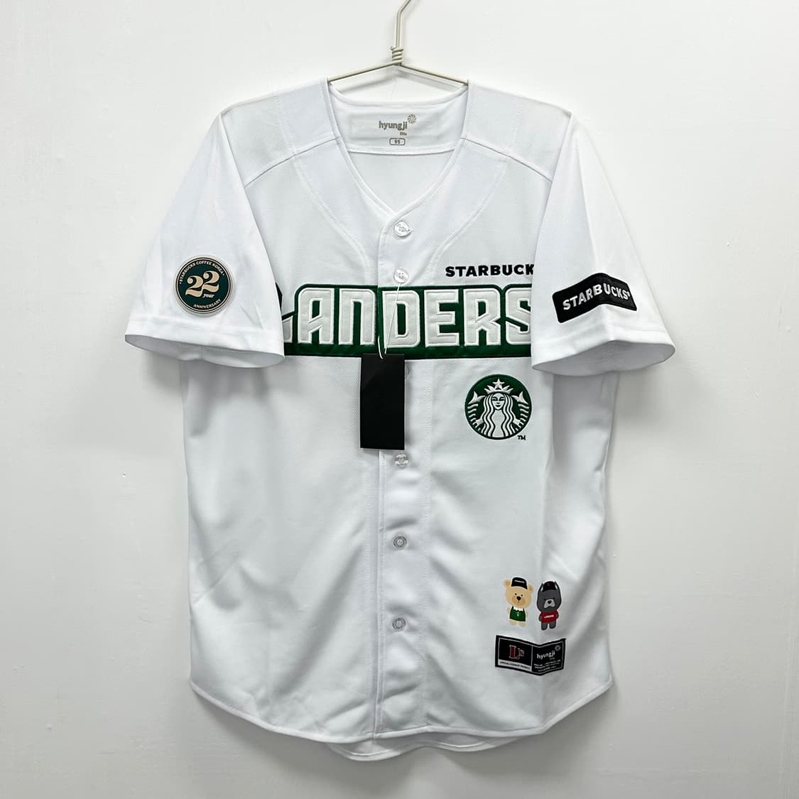 SSG랜더스 스타벅스 22주년 에디션 유니폼 새제품 95 상품이미지1
