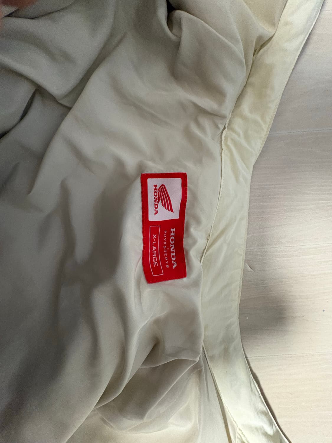 혼다 블루종 자켓 아이보리 XL 판매합니다 상품이미지4