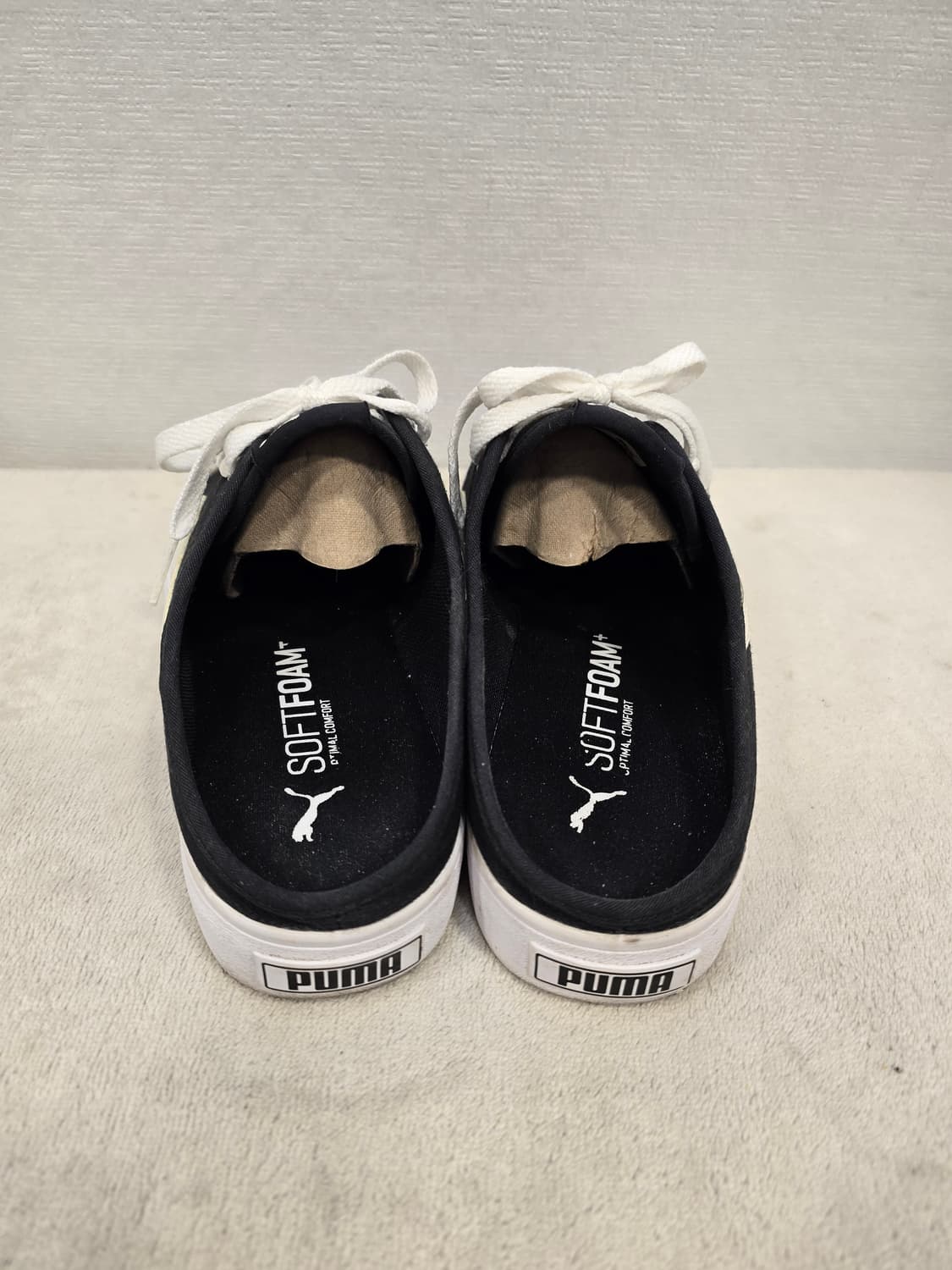 푸마 소프트폼 뮬 스니커즈 블랙 270mm 상품이미지4