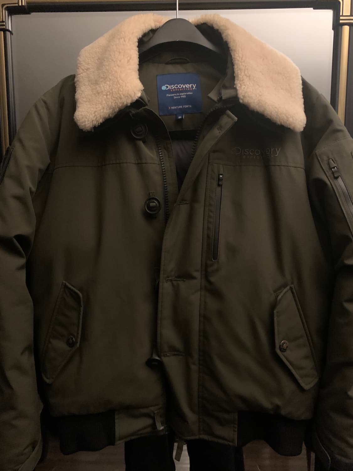 [도깨비 이동욱 착용] 디스커버리 밀리터리 항공 점퍼 B-15 자켓 패딩 상품이미지7