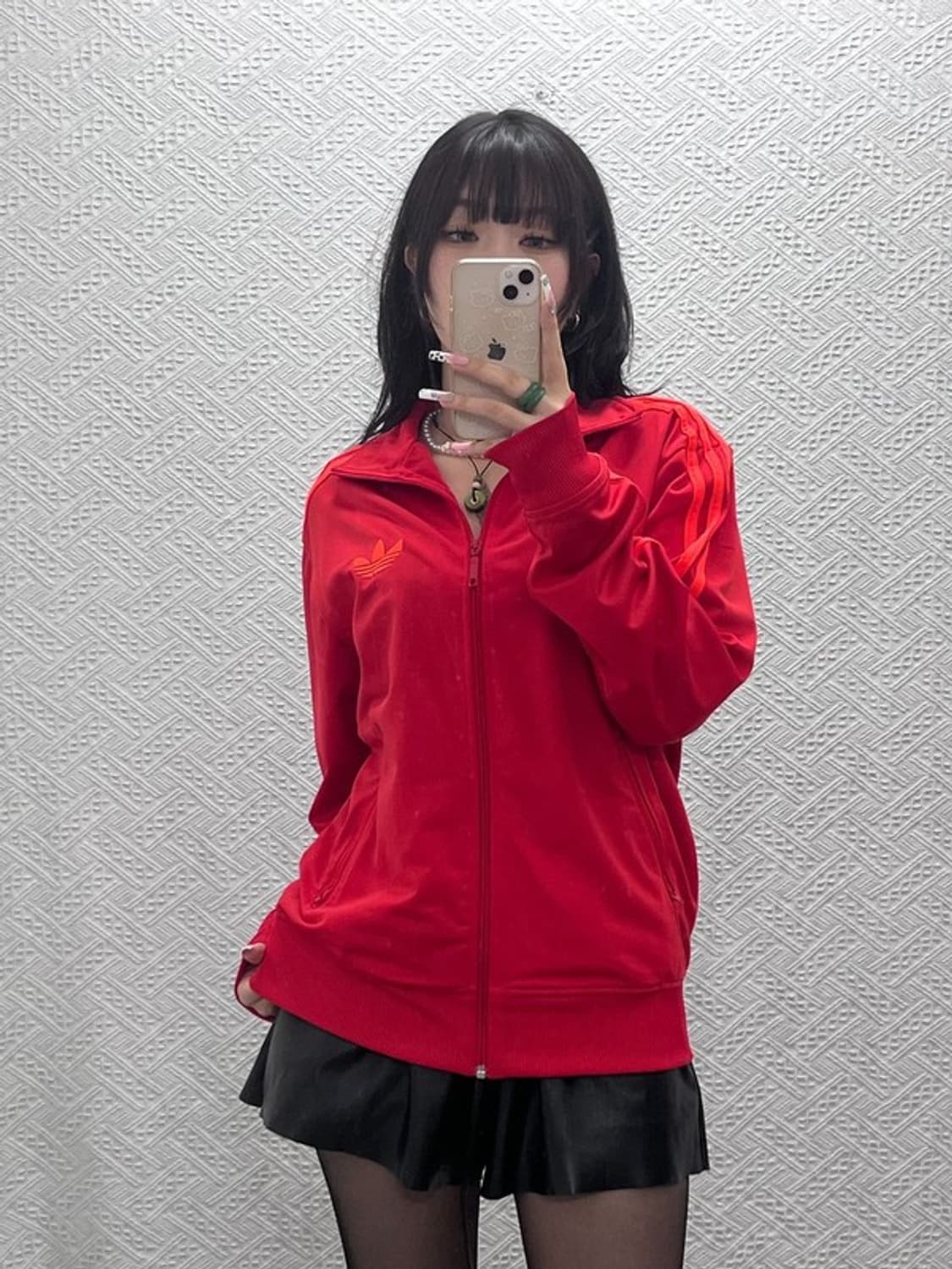 아디다스 레트로 파이어버드 레드오렌지 져지 집업 100 C11096 상품이미지2