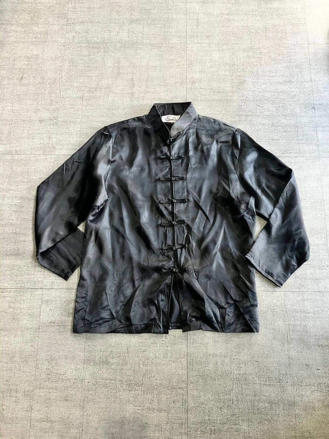 일본빈티지 Hunling 오리엔탈보헤미안 차이나 레더셔츠 상품이미지1