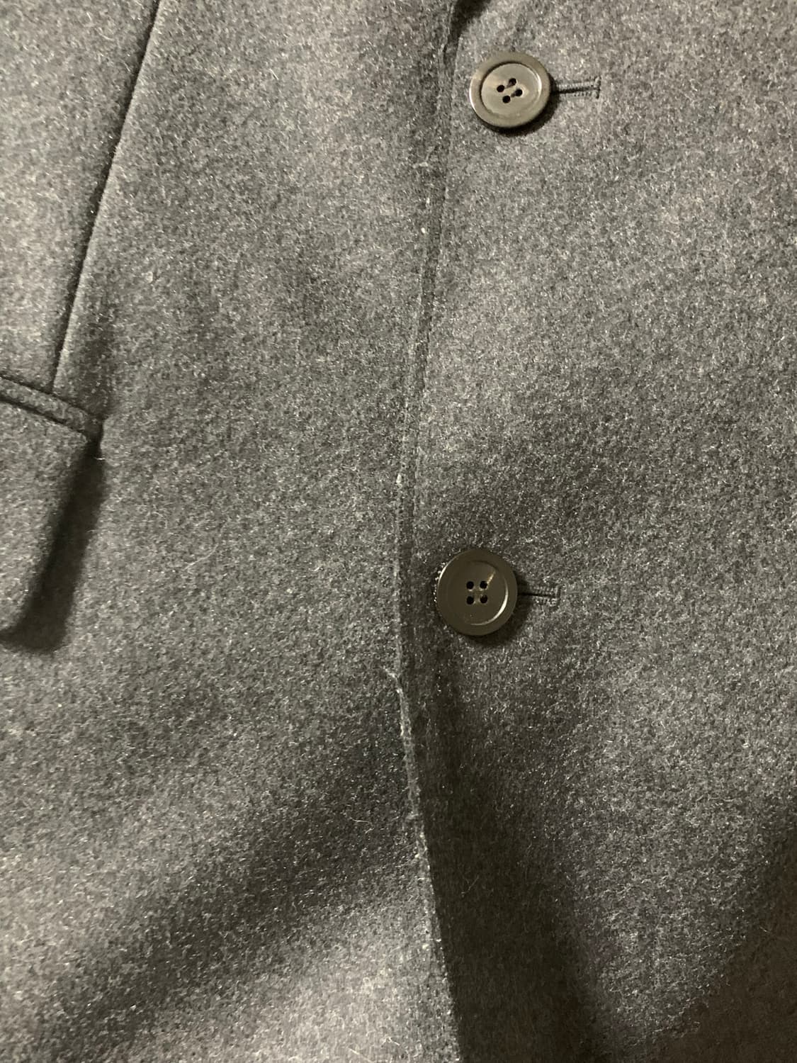 우영미 울 차콜 코트 48사이즈 상품이미지4