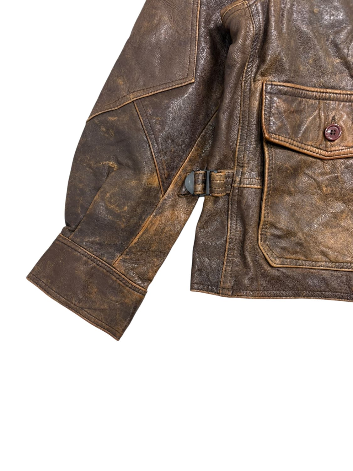 Avirex 아비렉스 빈티지 가죽 자켓 상품이미지3