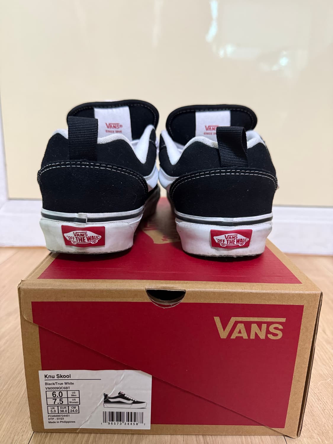 반스 크누스쿠 Knu Skool 블랙 240 상품이미지4