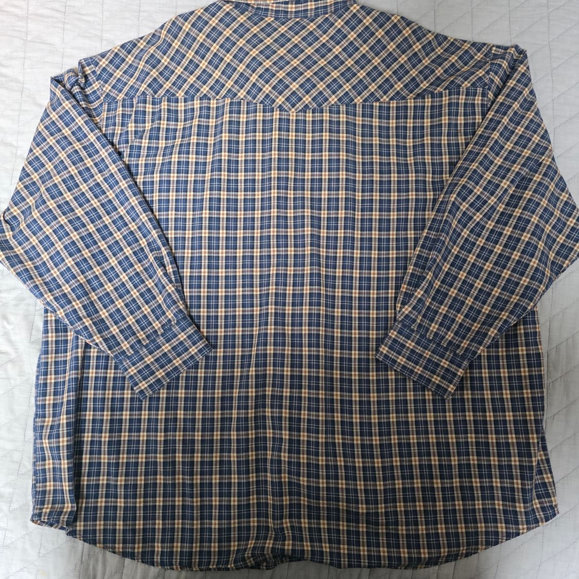 [2XL] 빈티지 WCC 웨스트 코스트 차퍼스 체크 셔츠 오렌지 베이스 상품이미지6