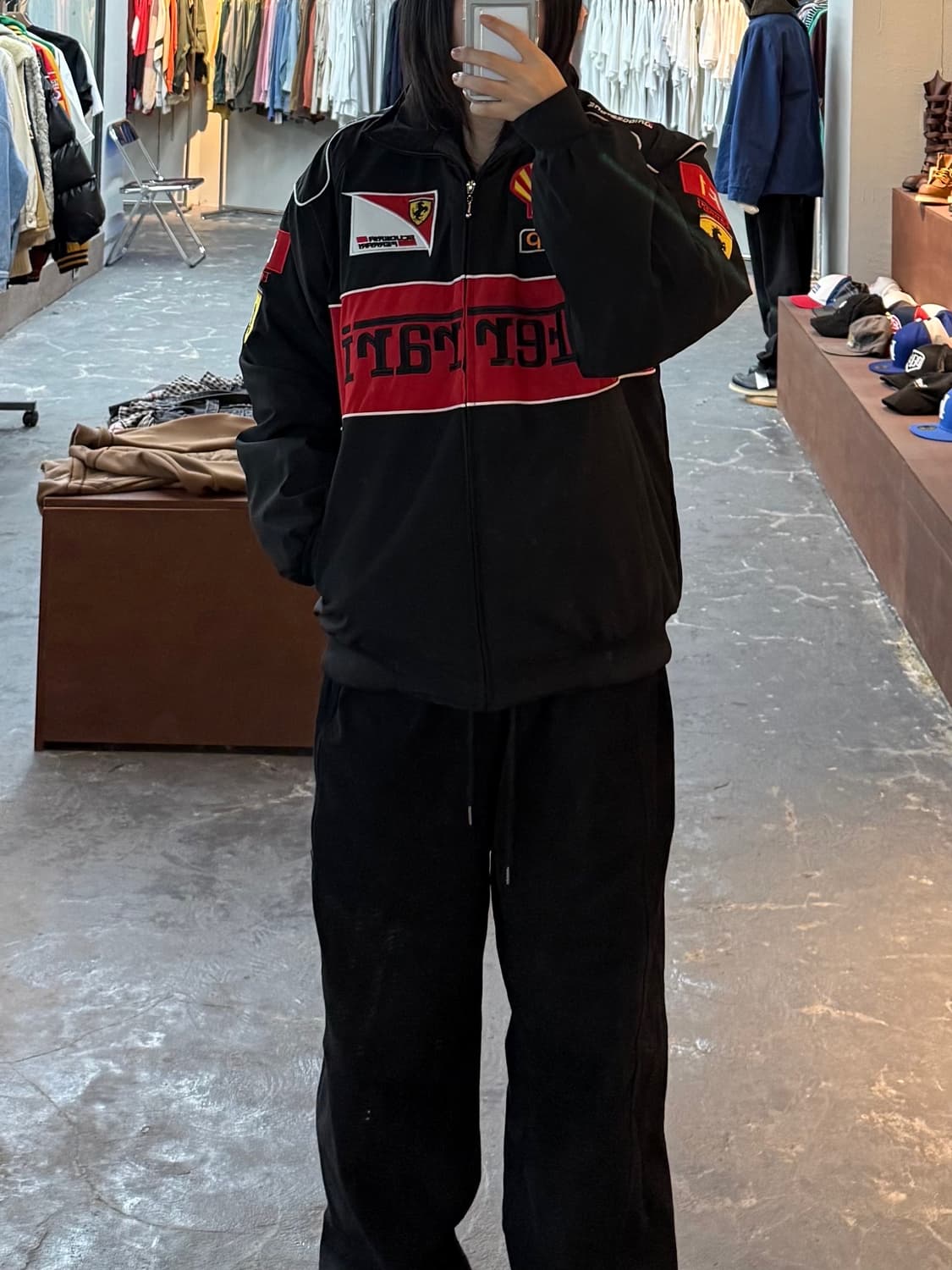 빈티지 페라리 F1 레이싱 패딩 재킷 H1318 상품이미지1