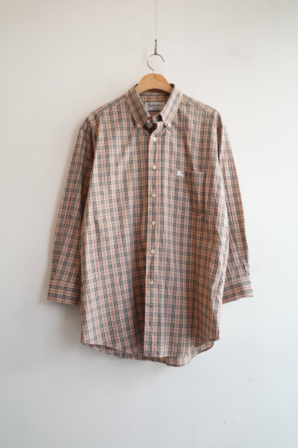90s Burberrys 버버리 노바체크 셔츠  상품이미지1