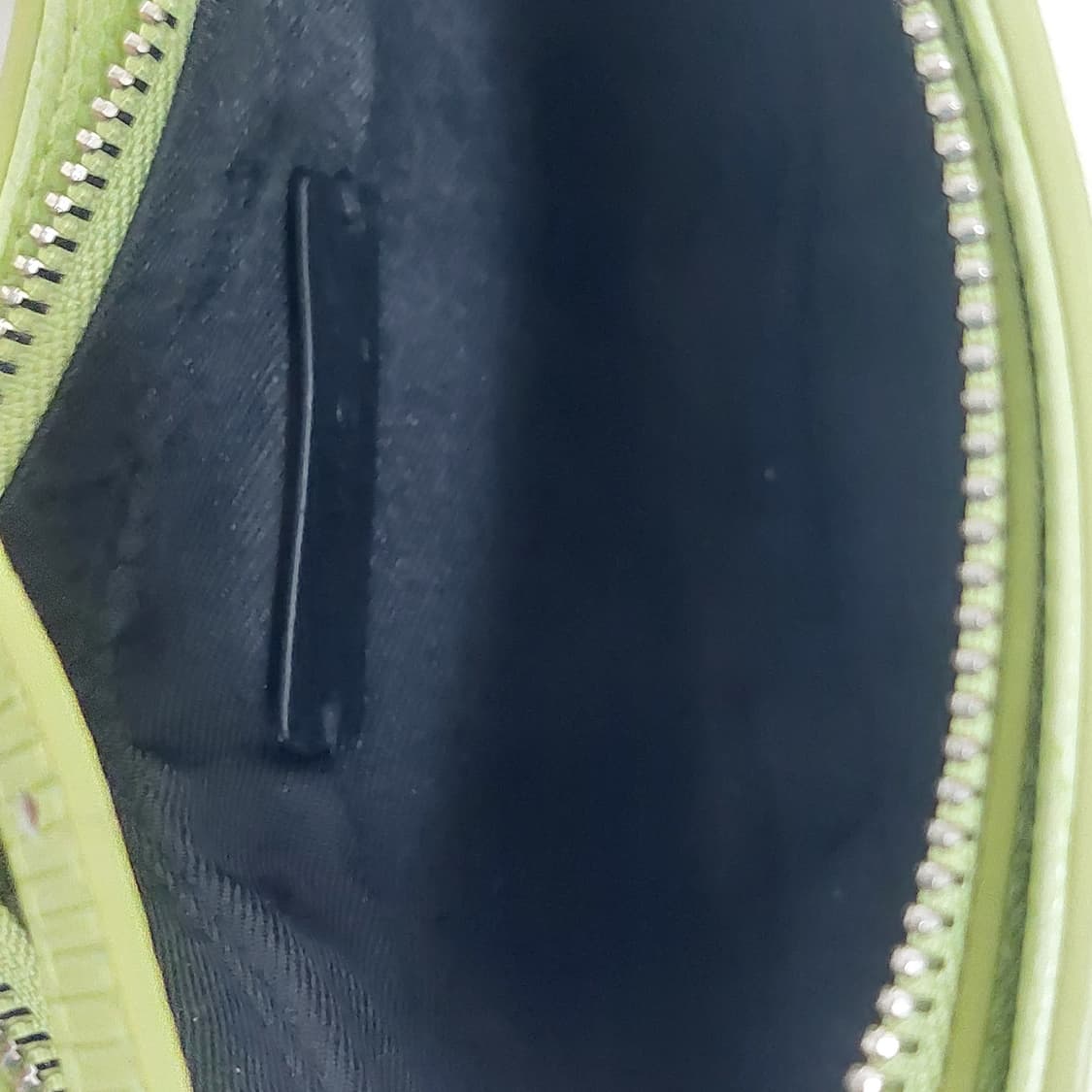 망고 연두색 크로커다일 패턴 미니 숄더백 상품이미지3