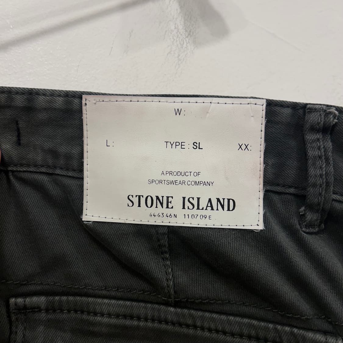 스톤아일랜드 스트레치코튼 와펜 슬림 카고팬츠 상품이미지5