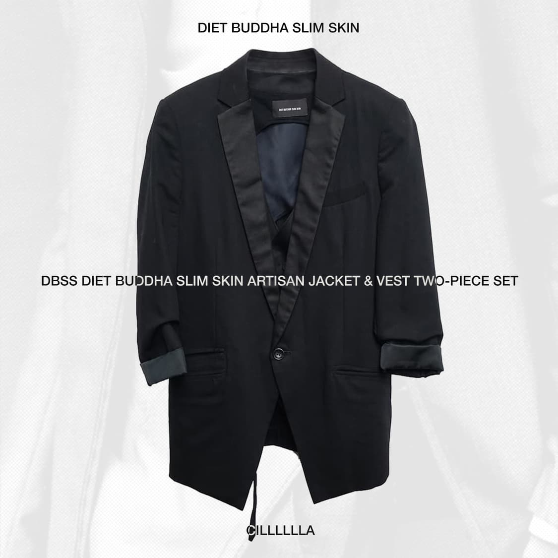 DBSS 다이어트부처슬림스킨 아티잔 자켓&베스트 투피스 셋업 상품이미지1