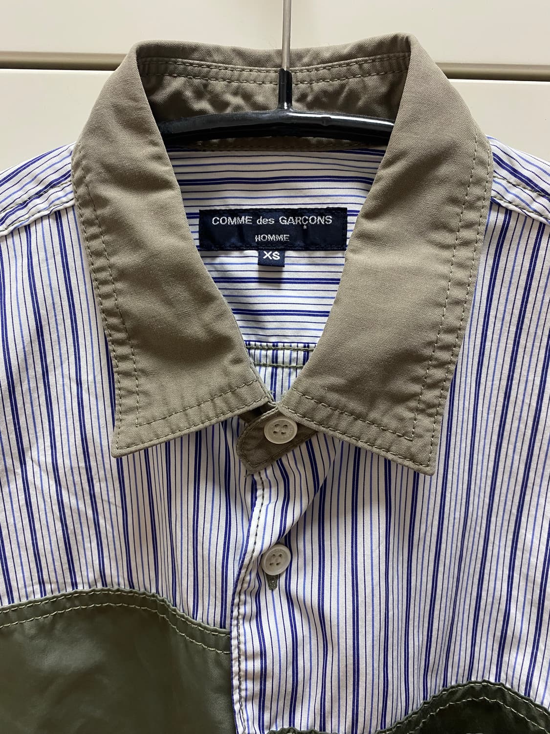 꼼데가르송 패치워크 셔츠 판매합니다 상품이미지4