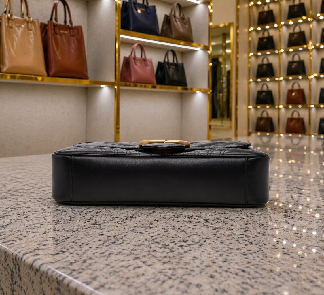 [A급] 구찌 GG 마몽 마틀라세 숄더백 미디엄 판매합니다!!! 상품이미지3