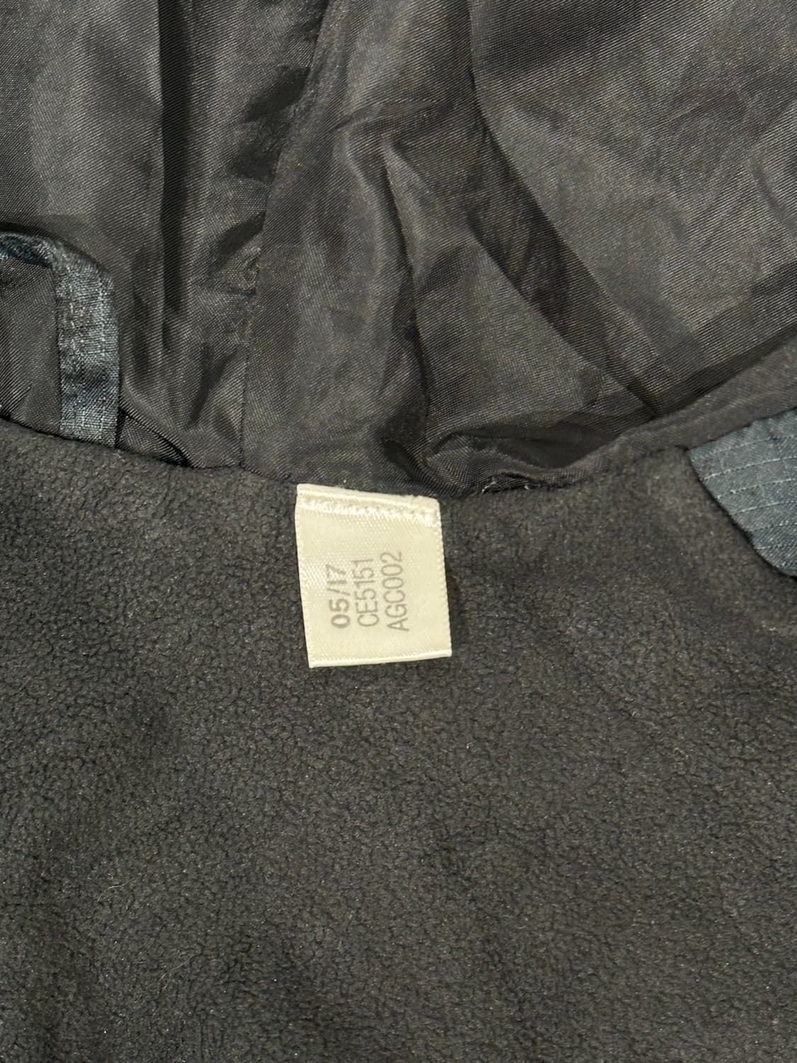 아디 차콜 패턴 후드 바람막이 자켓 상품이미지7